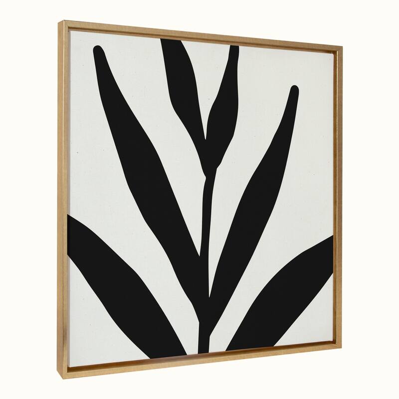 Kate and Laurel Sylvie Neutral Canvas by The Creative Bunch Studio - 30x30 - Plastic - Yellow
