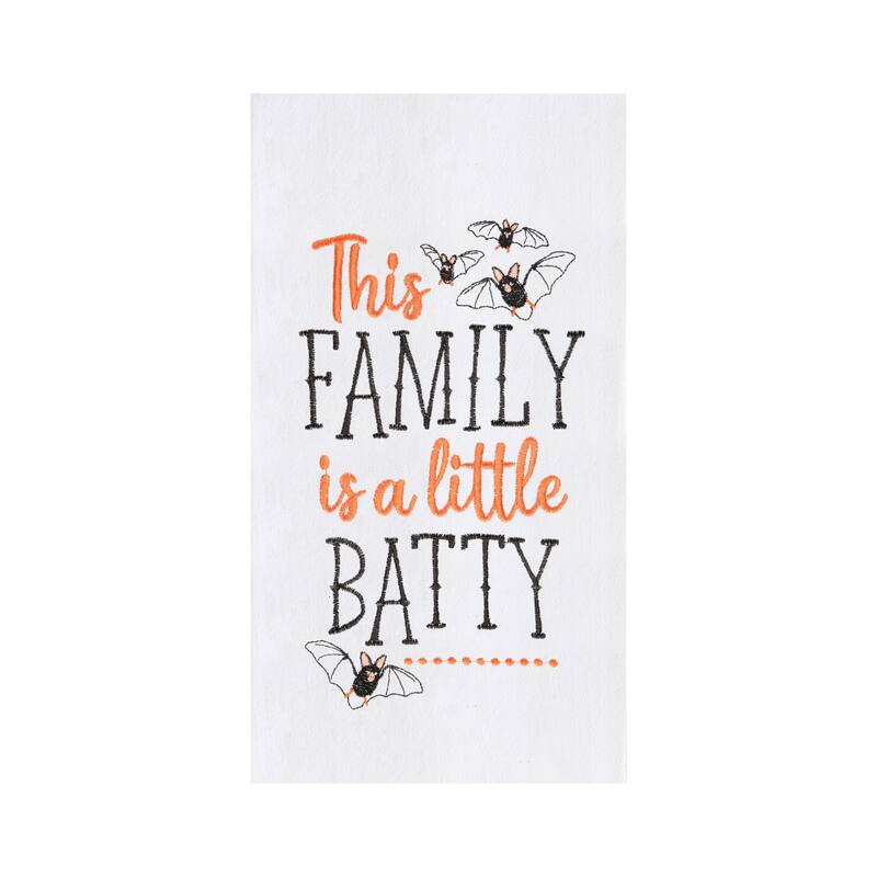 Batty Family Flour Sack Kitchen Towel