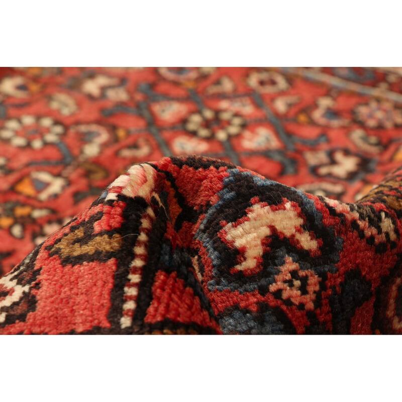 ECARPETGALLERY Hand-knotted Andelz Red Wool Rug - 3'6 x 9'9