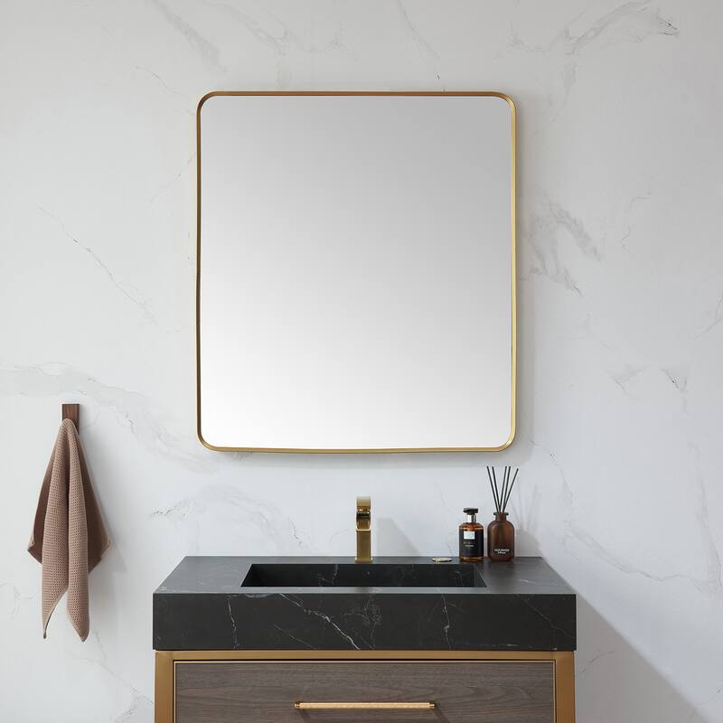 Vinnova Mutriku Rectangle Metal Wall Mirror