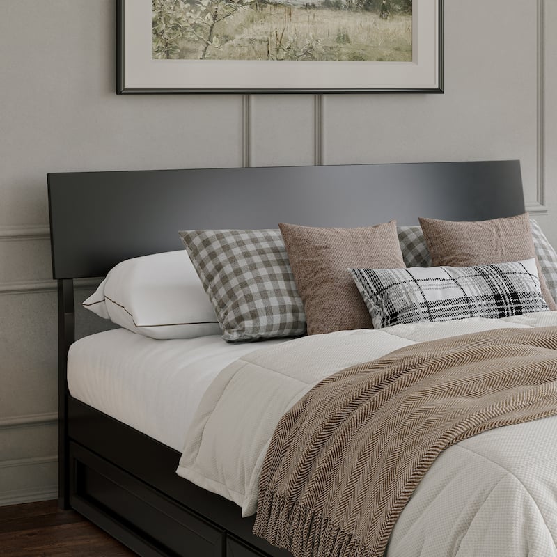 Norla Wood Platform Bed with Storage Drawers