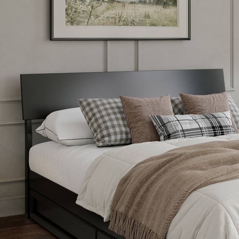 Norla Wood Platform Bed with Trundle