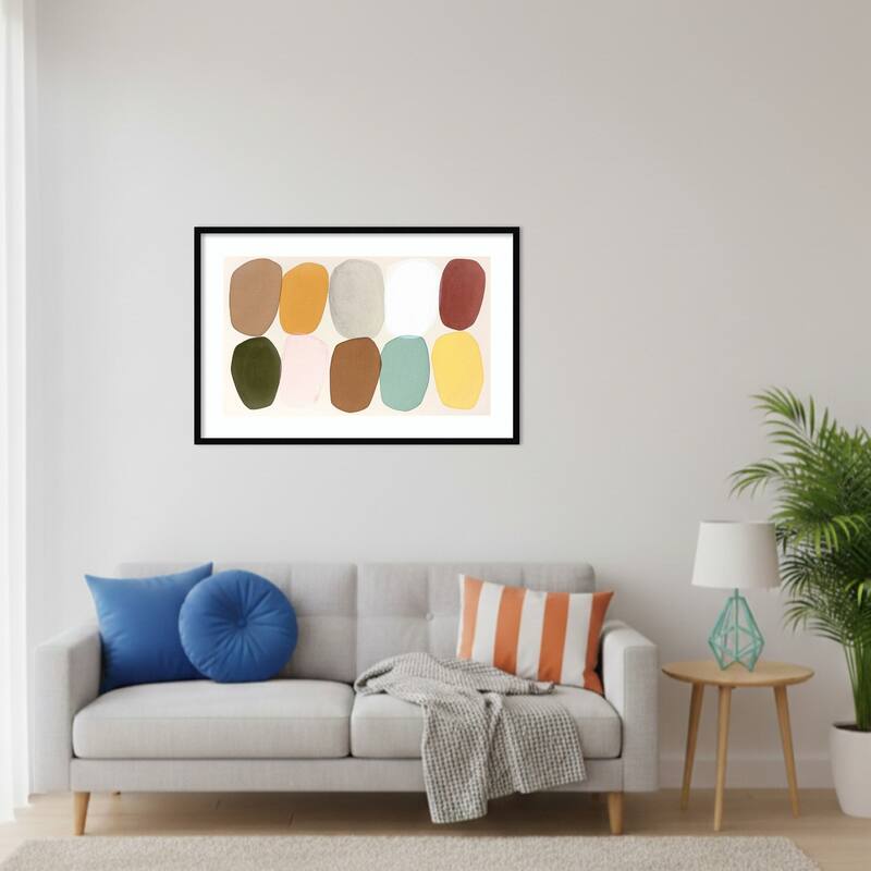 A Perfect Summer Evening by Simone Christen Wood Framed Wall Art Print