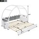 preview thumbnail 4 of 12, Twin size Stretchable Vaulted Roof Bed