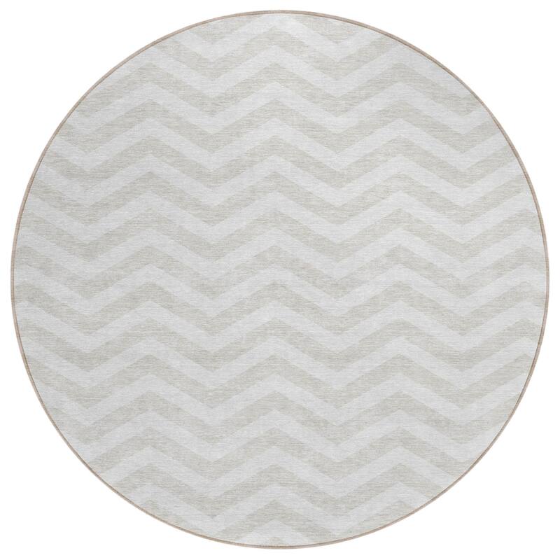 HomeRoots Chevron Transitional Rectangle Outdoor Rug