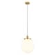 Option Brushed Brass / Matte White