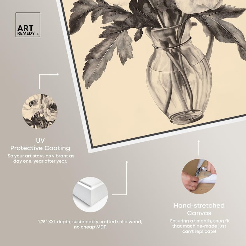 Herbarium's Hush III Canvas by Art Remedy
