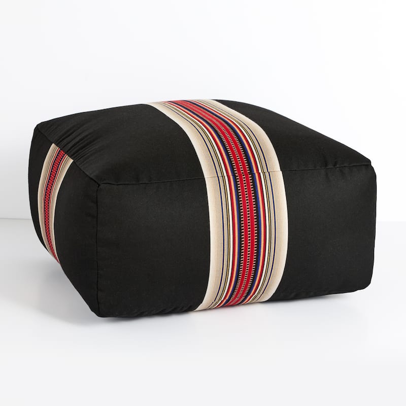 Sorra Home Sunbrella Pendleton Outdoor Bean Pouf