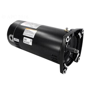 0.5 HP Black Threaded Shaft Full Rate Pool Pump Motor 1.90 SF - Bed ...
