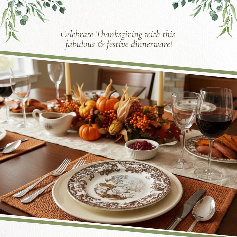 Spode Woodland Salad Plate Assorted Animals