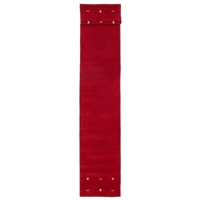 Kashkuli Gabbeh Red Rug 2'8" x 16'0" - 2'8 x 16'0