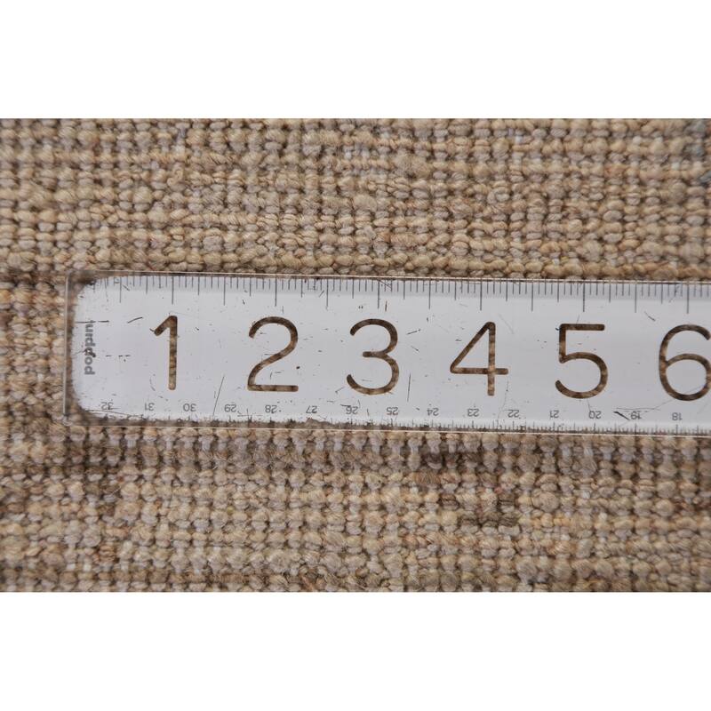 Hand Knotted Oriental 100% Wool Carpet Transitional Floral Brown Oushak Area Rug - 12' 0'' X 9' 4''