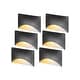 preview thumbnail 6 of 9, 6 Pack 5CCT 120V LED Step Lights, Dimmable Stair Lights IP65 Waterproof, Aluminum Shell, Anti-Glare, CRI90
