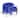 Gibson Elite Soho Lounge 16 Piece Stoneware Dinnerware Set in Cobalt