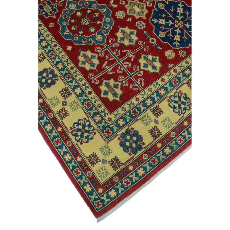 Noori Rug Kazak Yanny Red/Ivory Rug - 8'3" x 10'1"