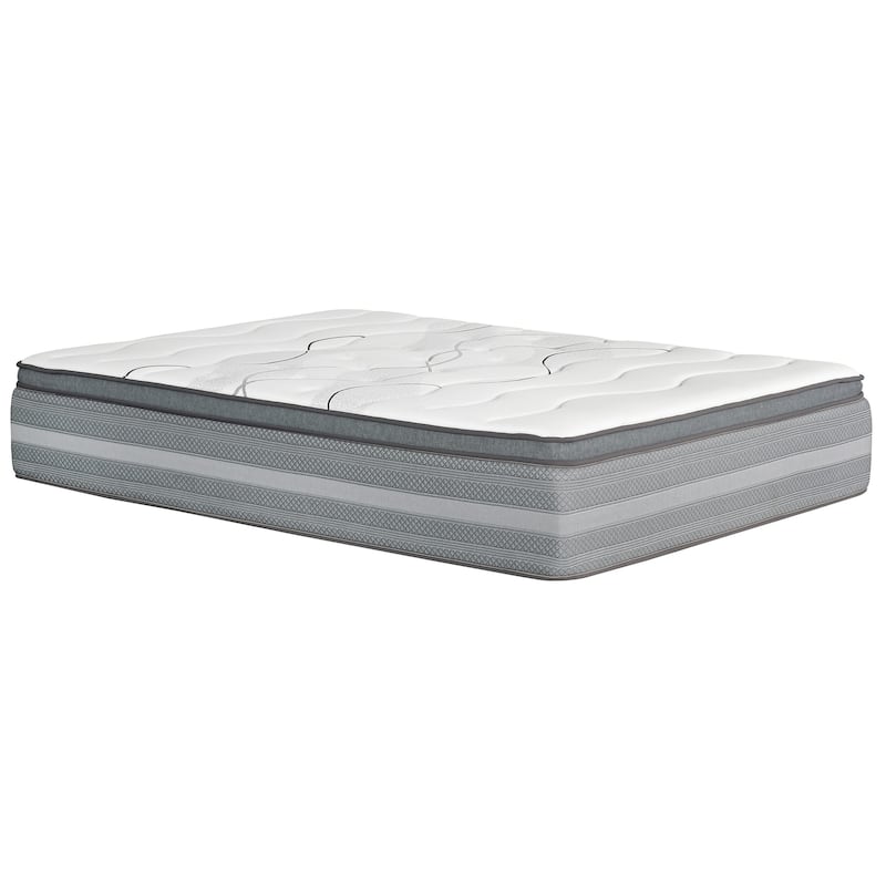 Dani 14 Inch California King Mattress, Pocket Coil Hybrid, Foam Layers