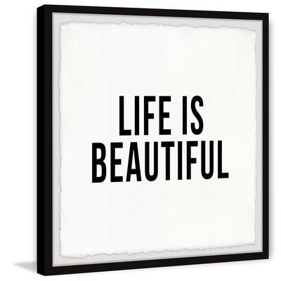'It Is Beautiful' Framed Painting Print