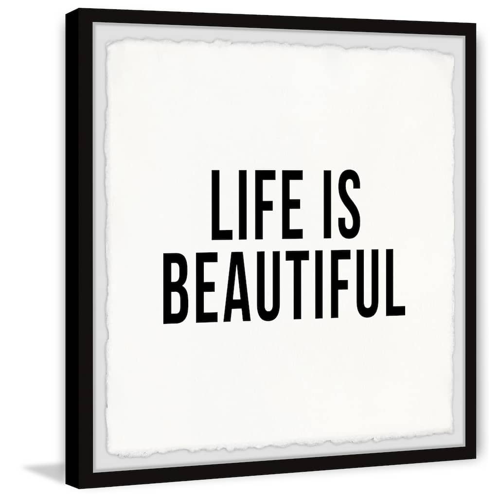'It Is Beautiful' Framed Painting Print