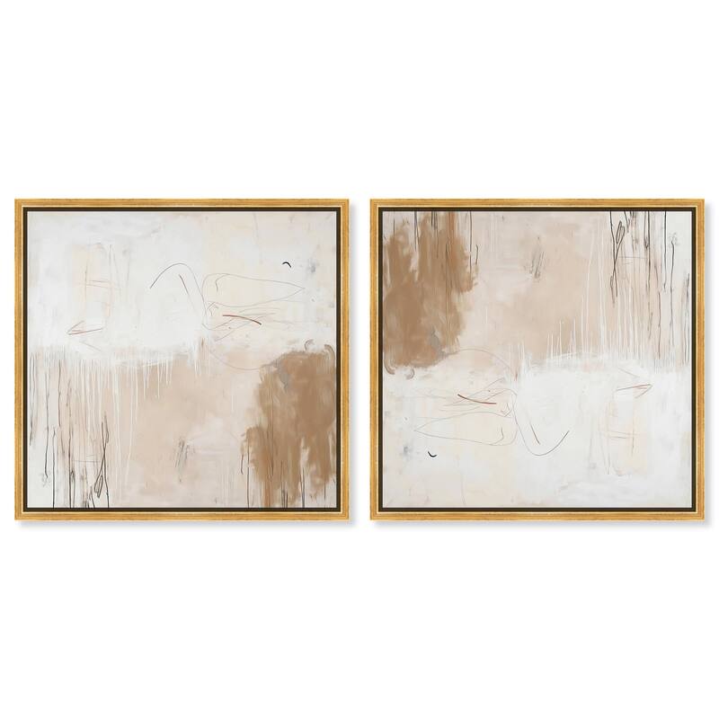Strawberry Daiquri Breeze Canvas by Art Remedy - 30" x 45" - Gold