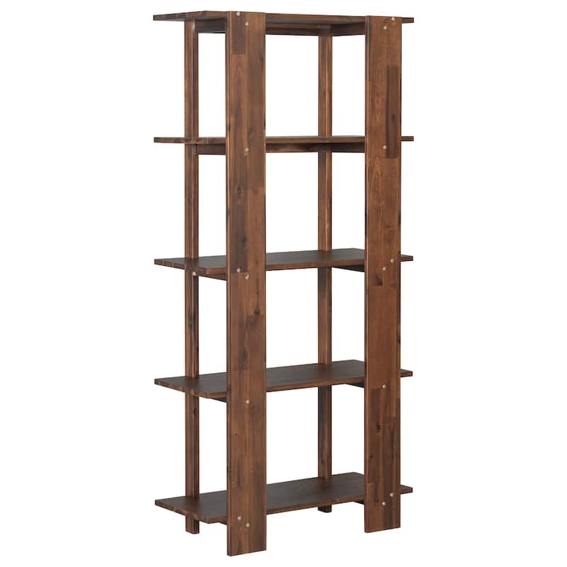Christopher Knight Home - Ellie 4-Tier 70"H Acacia Wood Open Bookcase