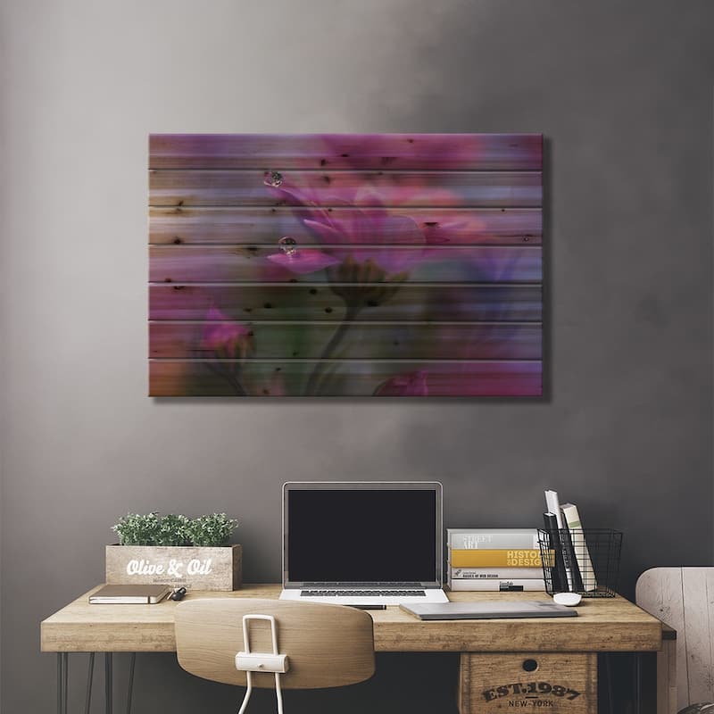All Of Me... Print On Wood by Juliana Nan - Multi-Color