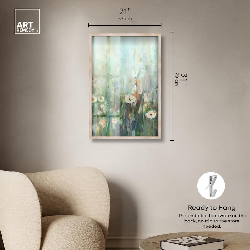 Harmony Green II Shadowbox by Art Remedy
