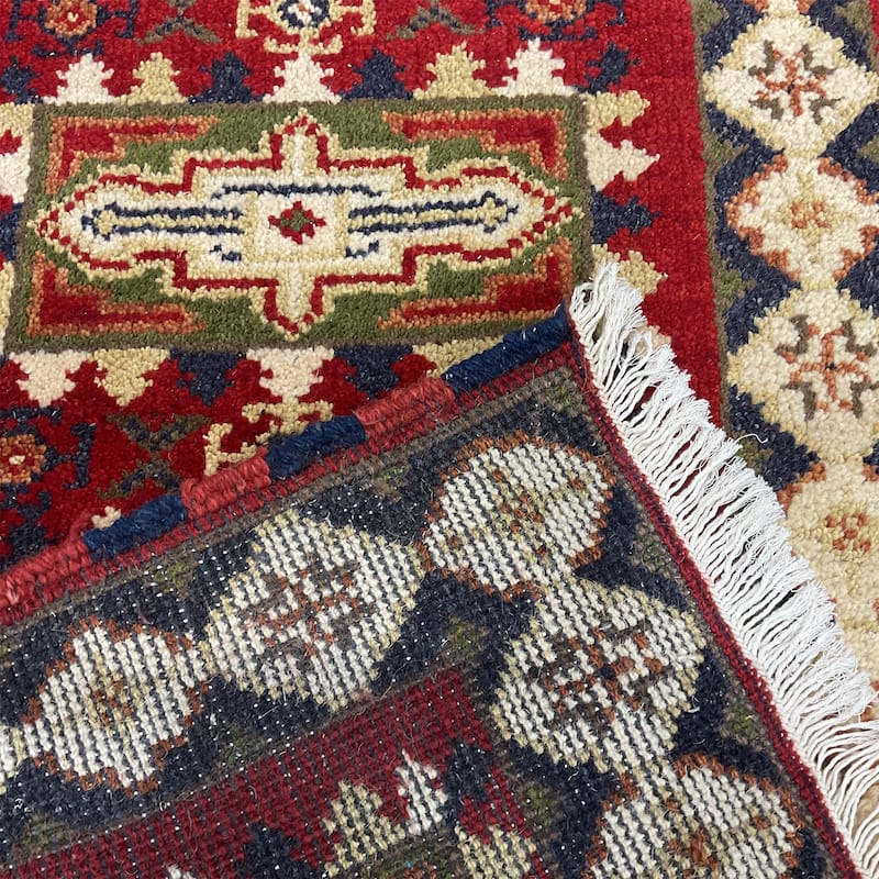 HERAT ORIENTAL Handmade Kazak Wool Rug - 2'2" x 4'1"
