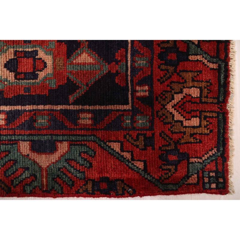 ECARPETGALLERY Hand-knotted Andelz Navy Wool Rug - 4'0 x 7'0