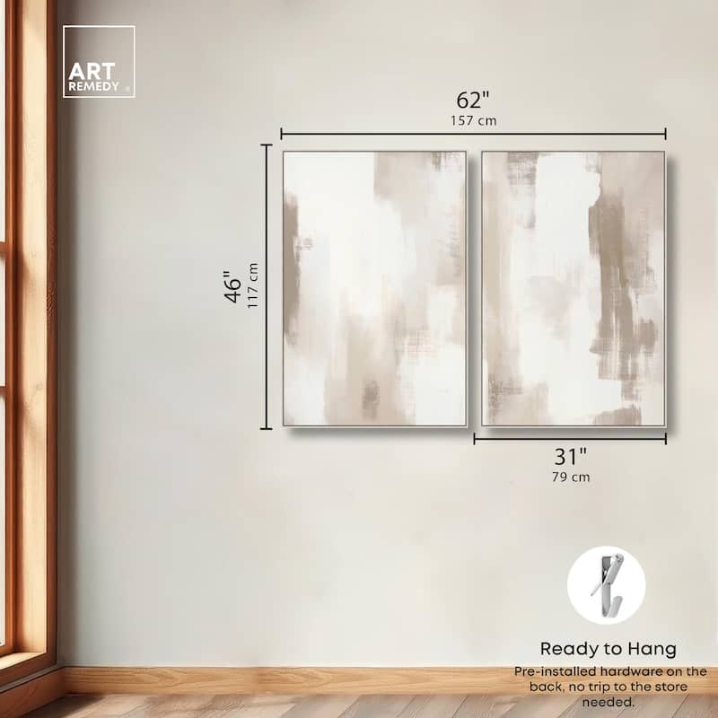 Winter Mist II Canvas Set of 2 by Art Remedy