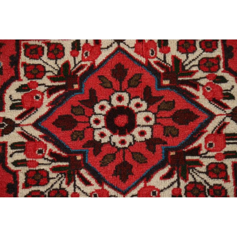 Floral Lilian Persian Area Rug Handmade Wool Carpet - 4'6" x 6'7"