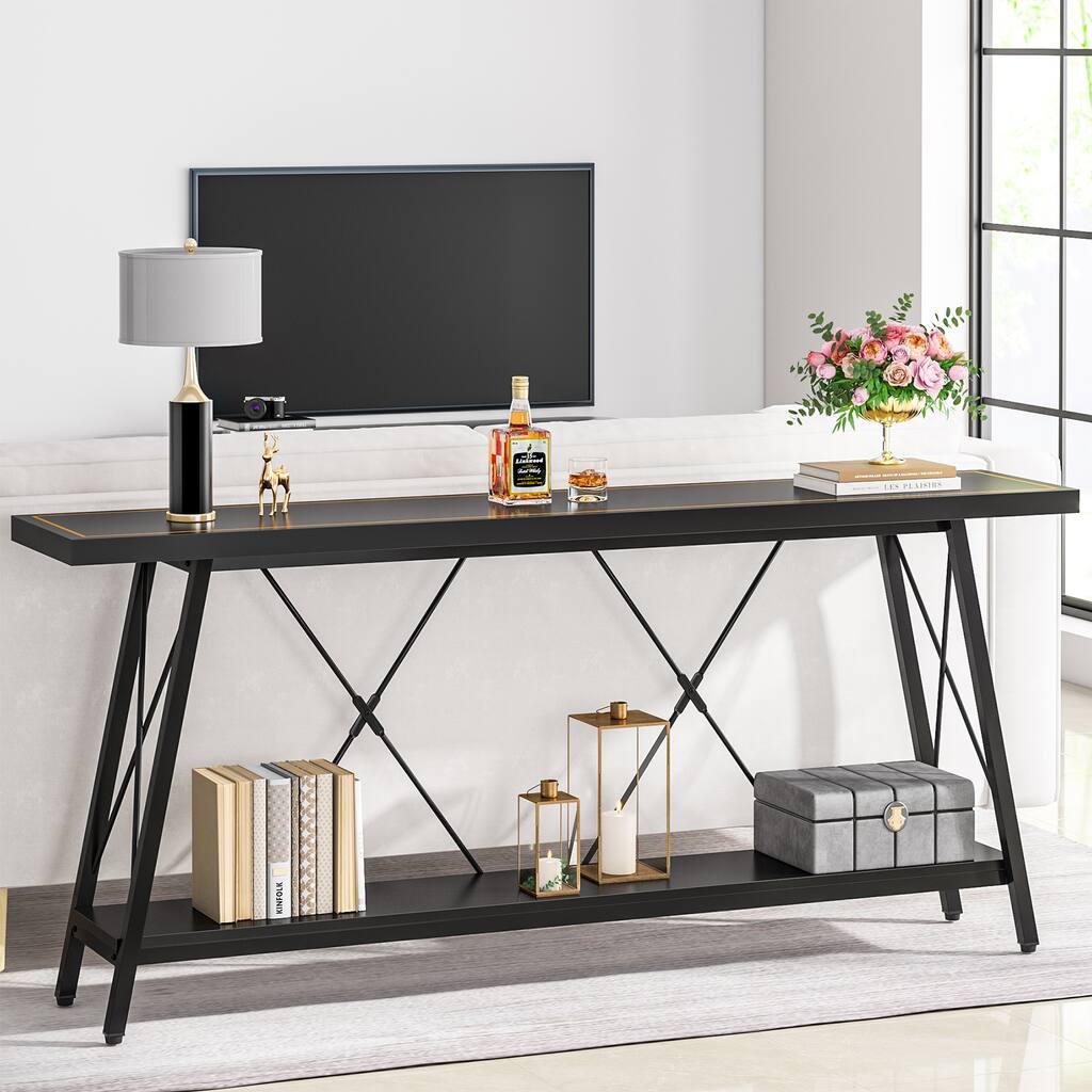 70.9 Inch Long Entry Console Table, Sofa Table for Entryway, Hallway