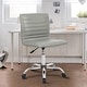 preview thumbnail 6 of 39, Home Office Desk Chair Task Chairs Swivel Ribbed Task Vanity Chair