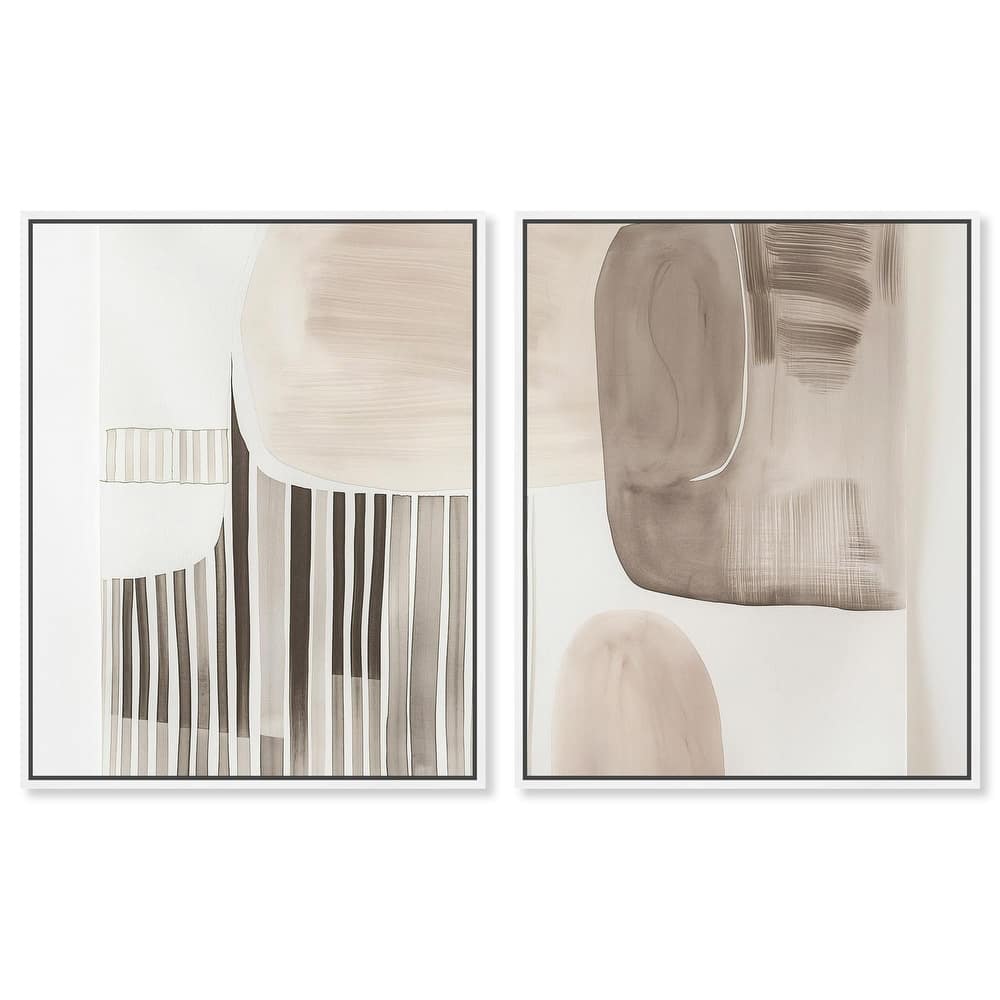 Slumbering Patterns II Canvas Set of 2 by Art Remedy