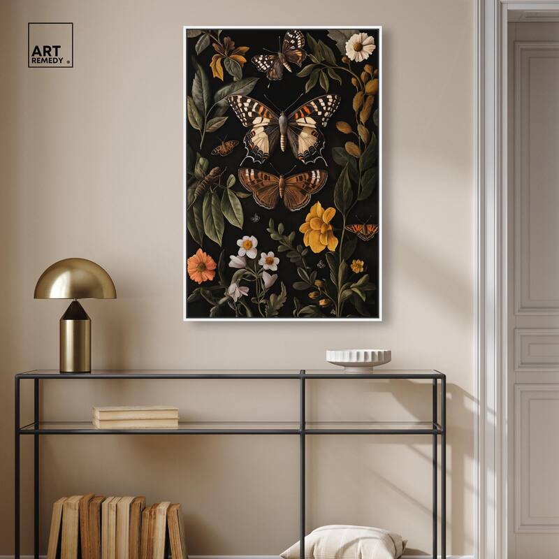 Winged Visitors I Canvas by Art Remedy