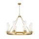 Option Striped White / Brushed Brass