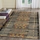 preview thumbnail 78 of 115, Liora Manne Marina Tribal Stripe Indoor/Outdoor Rug 3'3" x 4'11" - Black