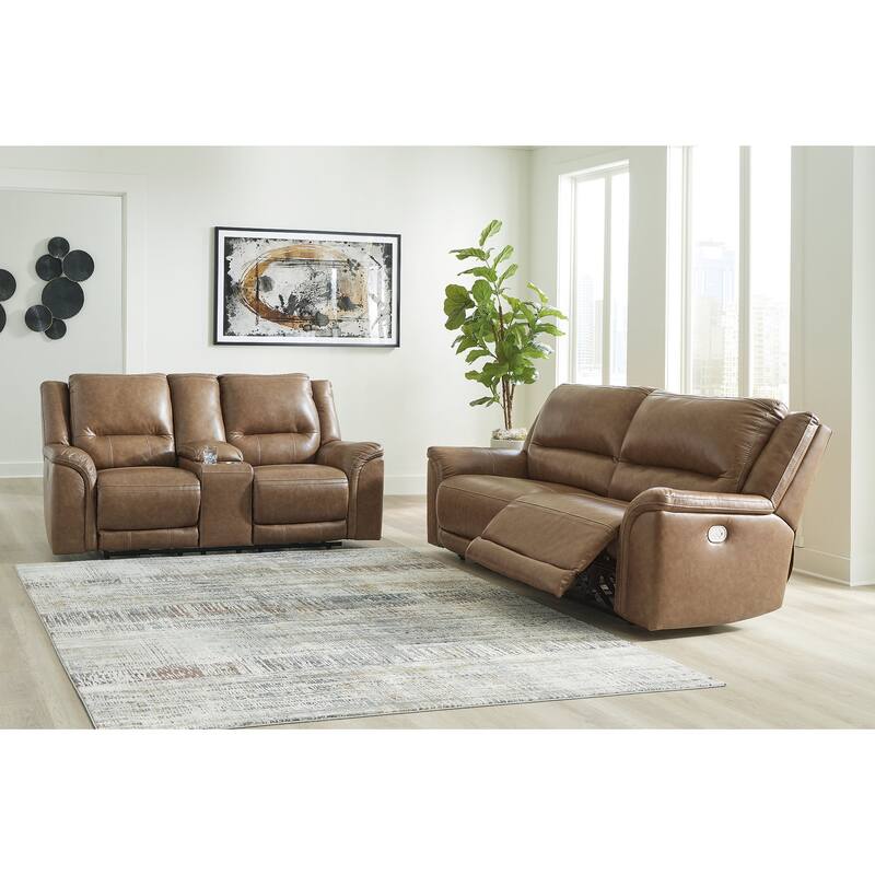Signature Design by Ashley Trasimeno Brown 2-Piece Upholstery Package - 92" W x 40" D x 42" H