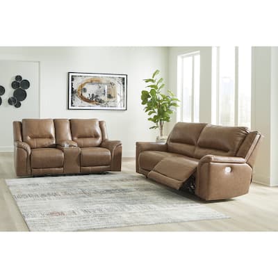 Signature Design by Ashley Trasimeno Brown 2-Piece Upholstery Package - 92" W x 40" D x 42" H