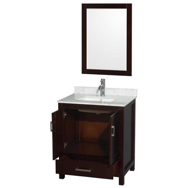 Wyndham Collection Sheffield 71" Double Freestanding Hardwood Vanity