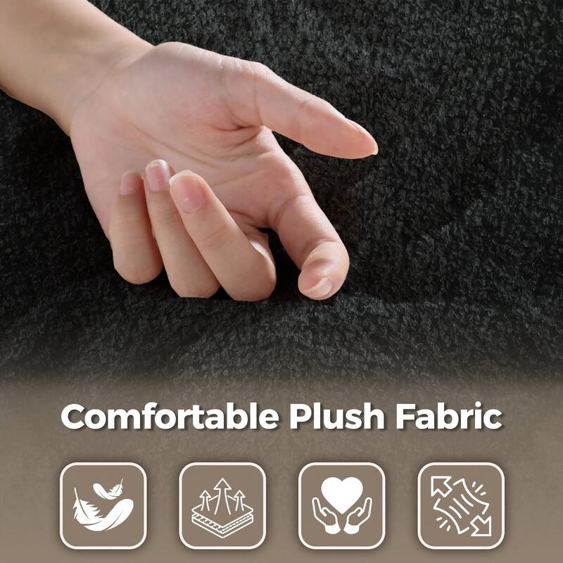 Sponge Single Sofa, 32" Boneless Sofa for Small Spaces Comfy Sofas with Removable Cover