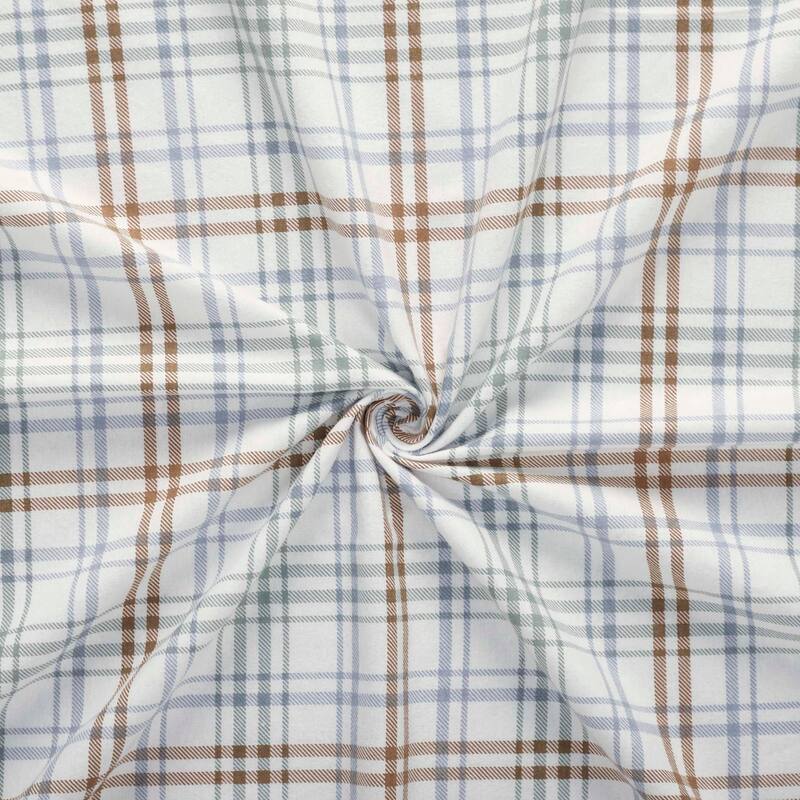 Superior Plaid Flannel Cotton Farmhouse Sheet Set