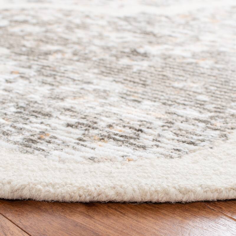 SAFAVIEH Handmade Artistry Pinka Damask Trellis Wool Rug