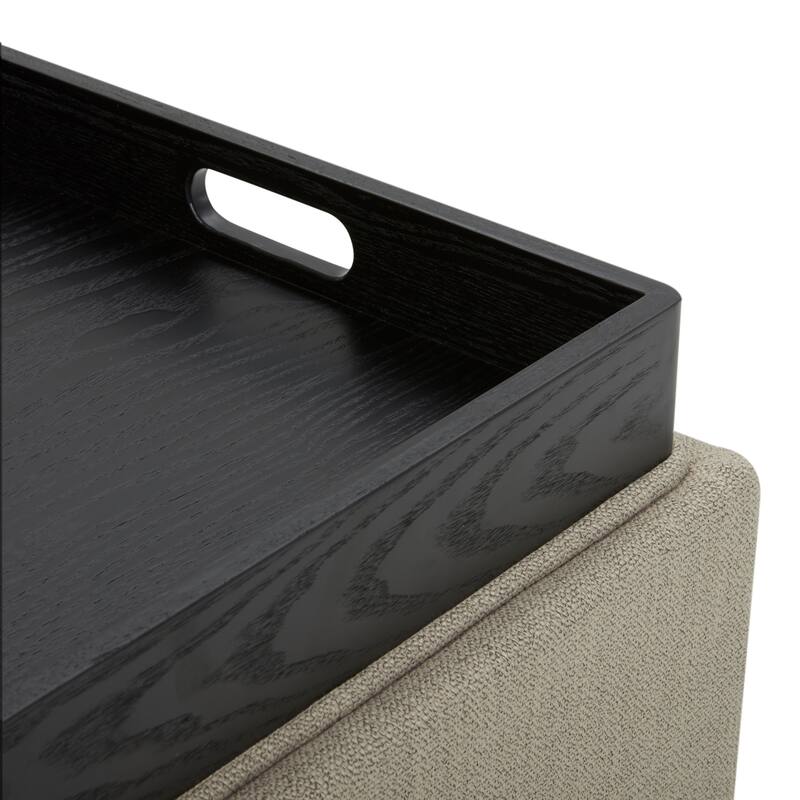 Spruce & Spring Ethan Storage Stool Ottoman