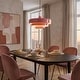 preview thumbnail 10 of 32, Industrial Adjustable Chandelier 1-Light Pendant Light with 3-Layer Metal Shade, Vintage Hanging Lamp for Living Room