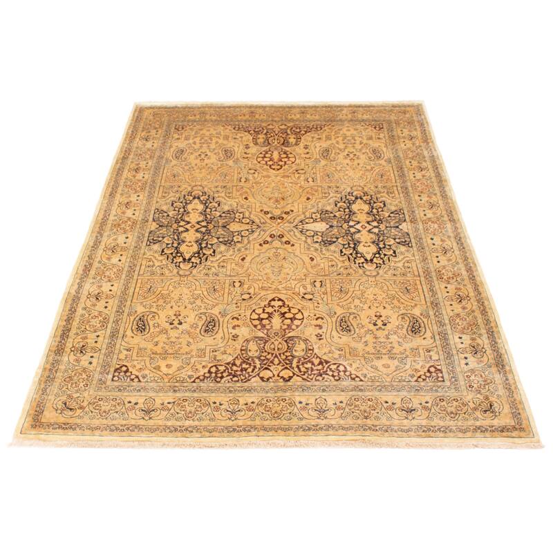 ECARPETGALLERY Hand-knotted Pako Persian 18 Of 20 Ivory Wool Rug - 6'3 x 8'11