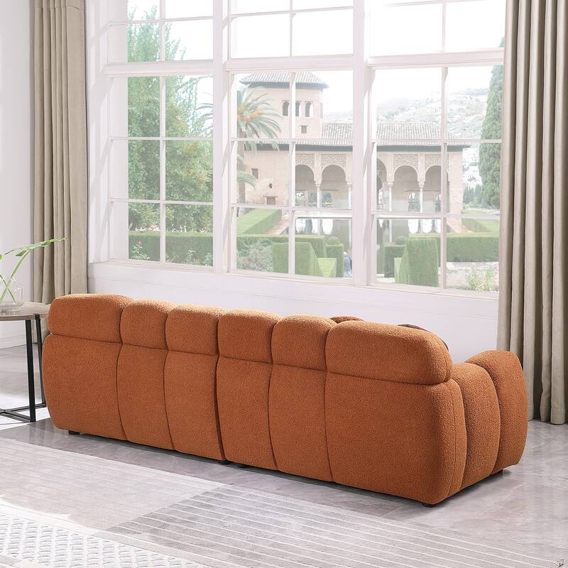 Modern ergonomic marshmallow sofa for living room