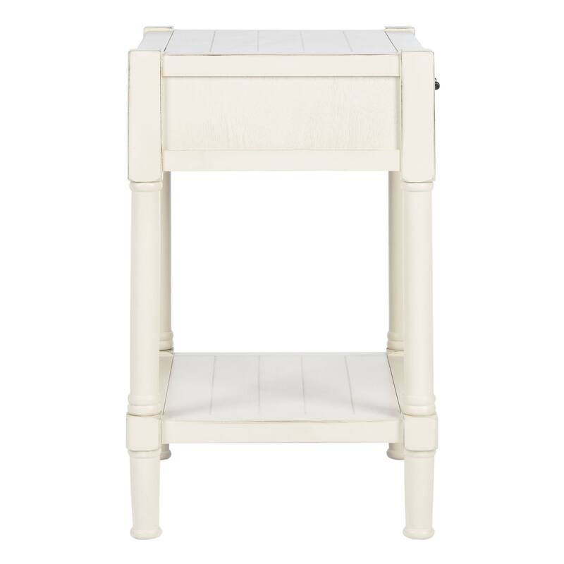 SAFAVIEH Elianne 1-Drawer Accent Table - 19" W x 15.8" L x 26" H - 19Wx16Dx26H