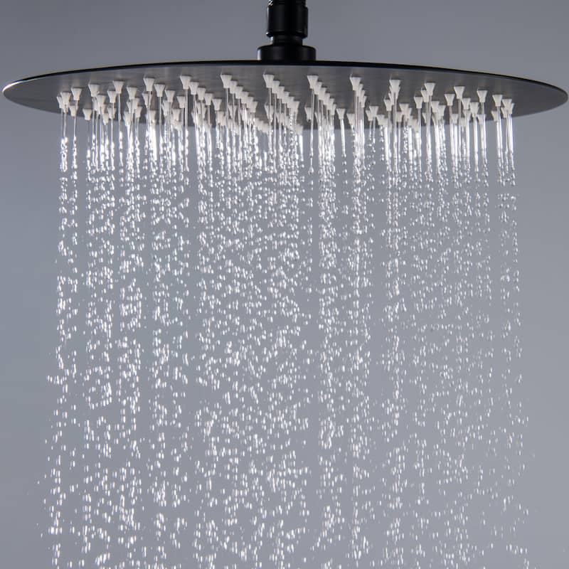 Modland 91''H Freestanding Outdoor Shower Rainfall with Handheld Shower