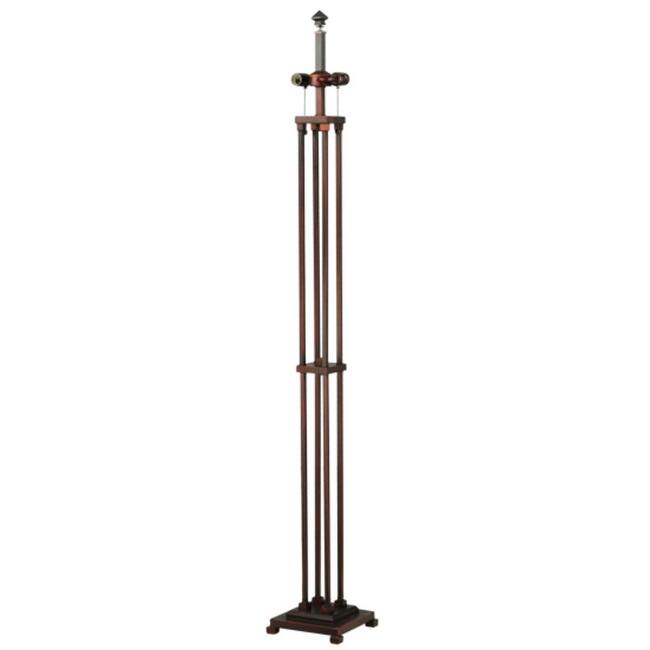 Meyda Tiffany 21619 Mission 62" Tall Lamp Base - Mahogany Bronze