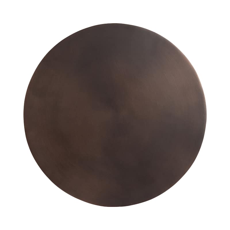 Kate and Laurel Steeves Metal Round Side Table - 13x13x23